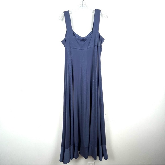 R & M Richards Sleeveless Square Neckline Dress Sparkly Stretchy Women’s Size 16 - Picture 5 of 13